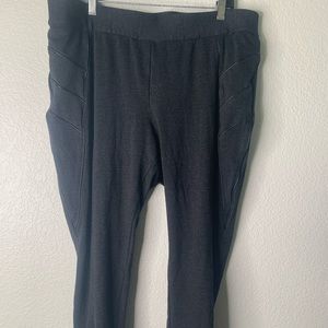 LANE BRYANT Plus Size Pants 18 Gray/Black Q204